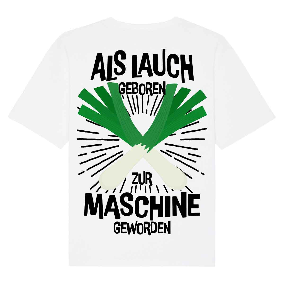 Machine Become - Premium Oversize košile Unisex Backprint