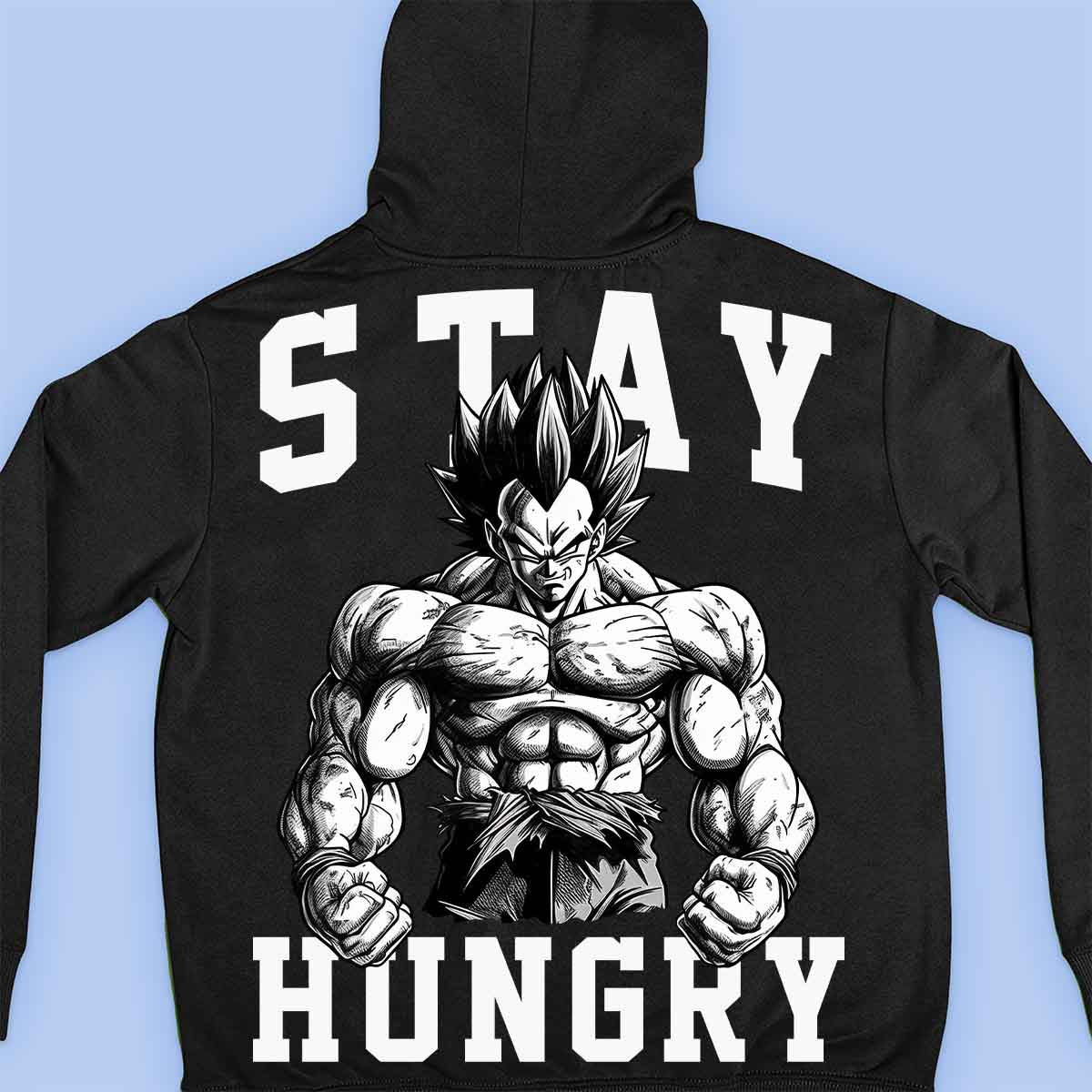 Stay Hungry - Prémiová mikina Unisex Backprint