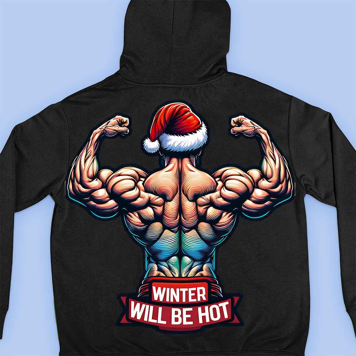 Horká zima - Prémiová mikina Unisex Backprint