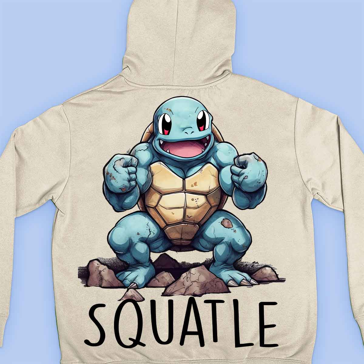 Squatle - Prémiová mikina Unisex Backprint