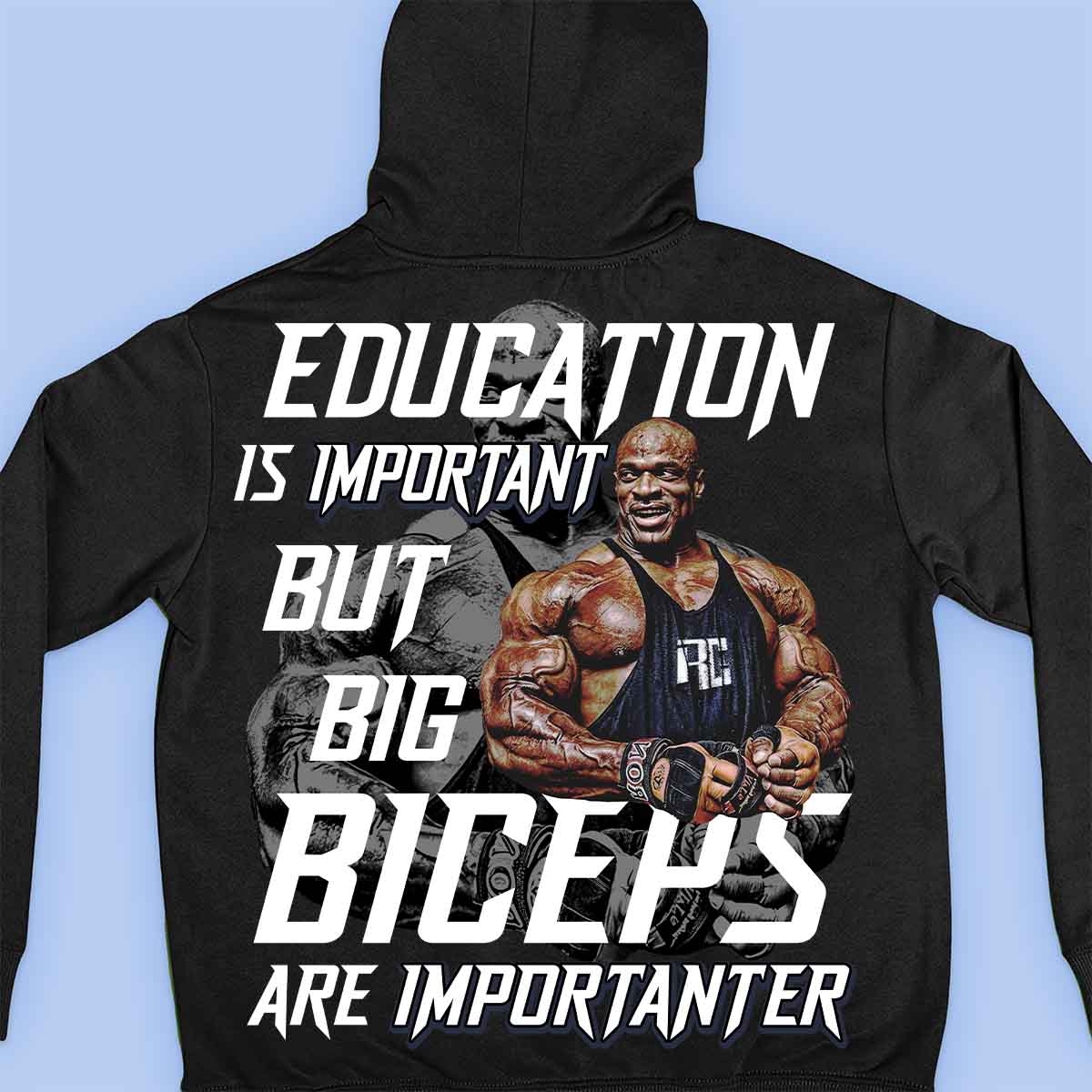 Vzdělání - Prémiová mikina Unisex Backprint