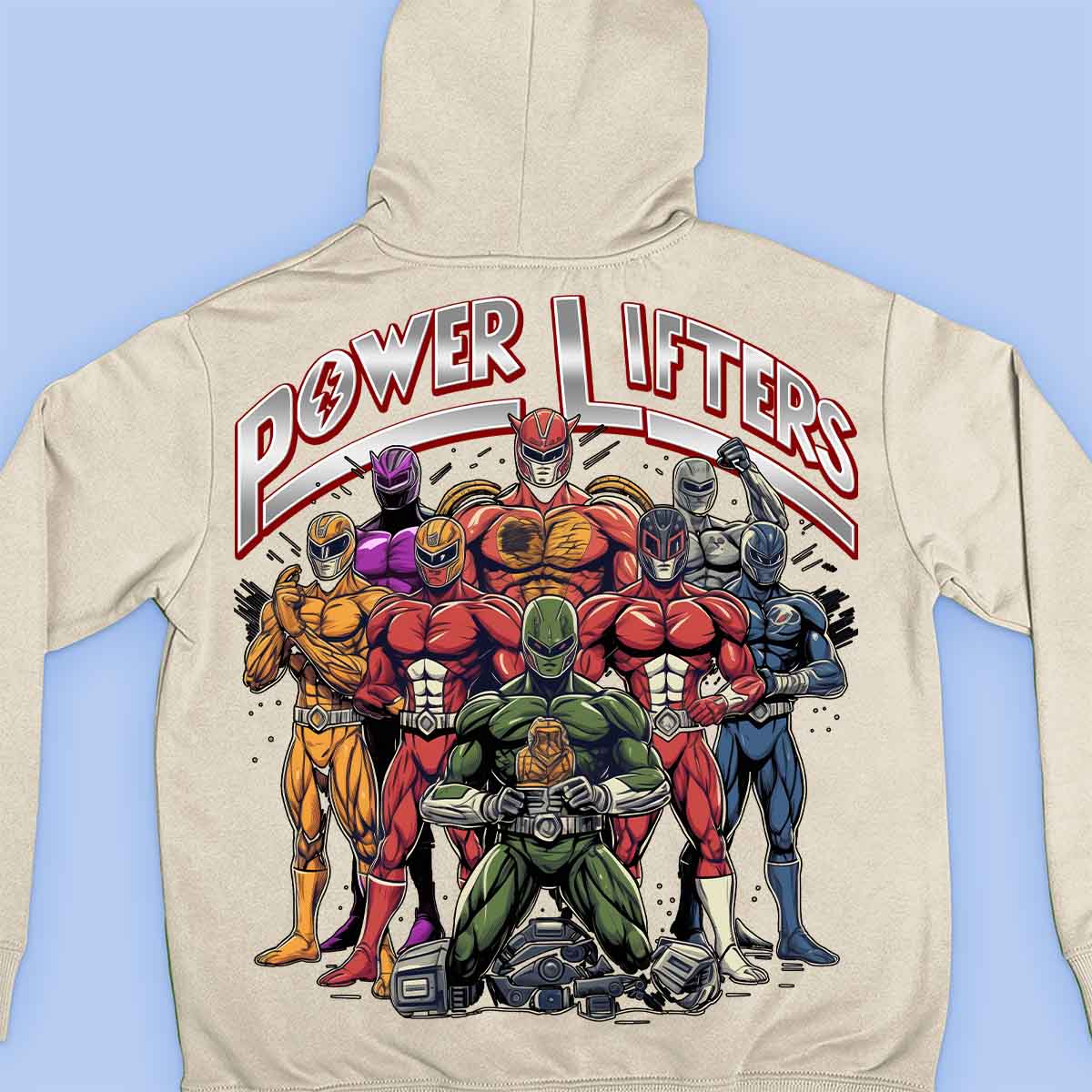 Power Lifters - Prémiová mikina Unisex Backprint