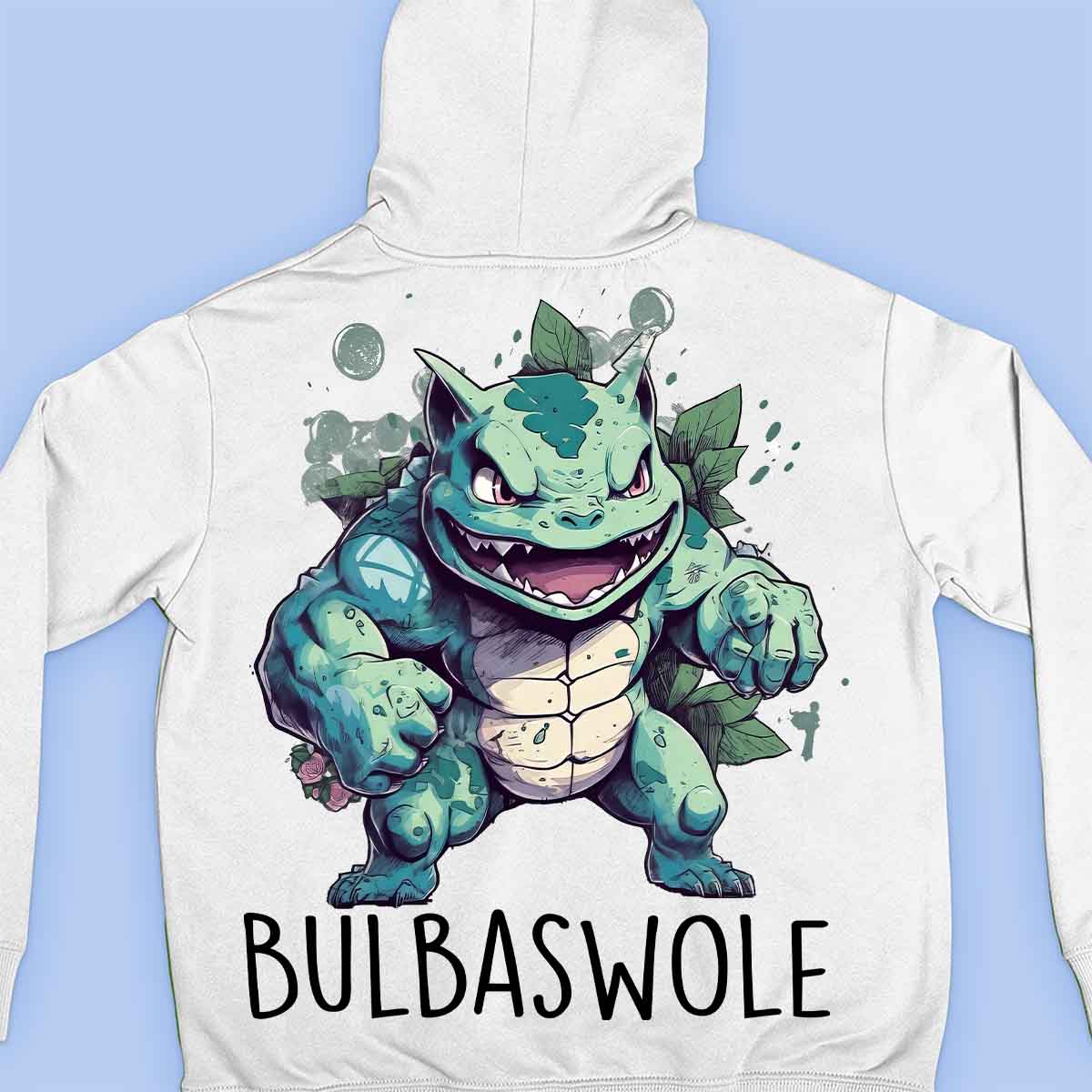 Bulbaswole - Prémiová mikina Unisex Backprint