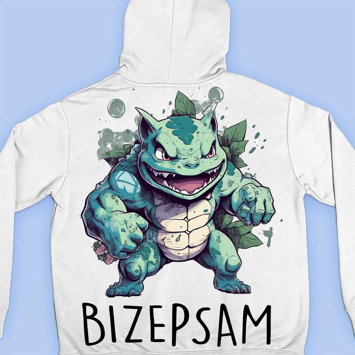 Bicepsam - Prémiová mikina Unisex Backprint
