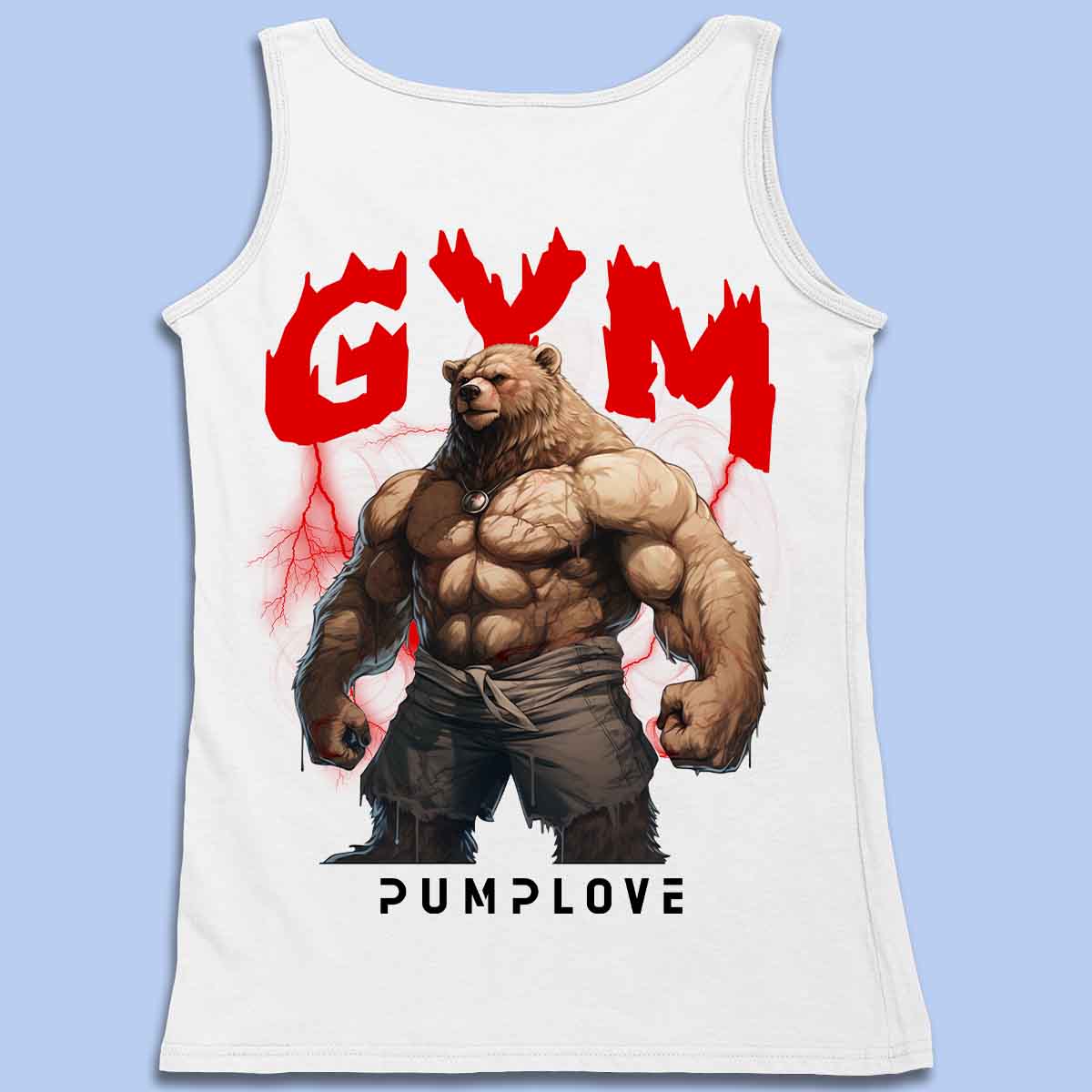 Gym Near - Prémiové tílko Unisex Back Print