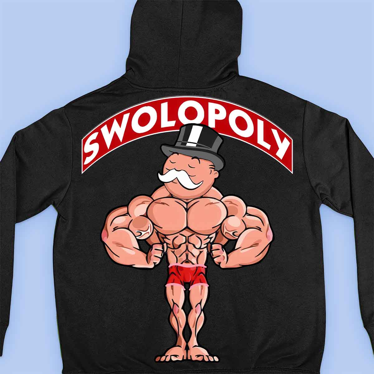 Swolopoly - Prémiová mikina Unisex Backprint