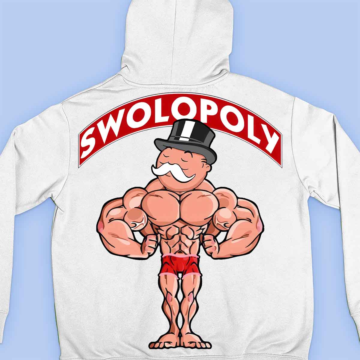 Swolopoly - Prémiová mikina Unisex Backprint