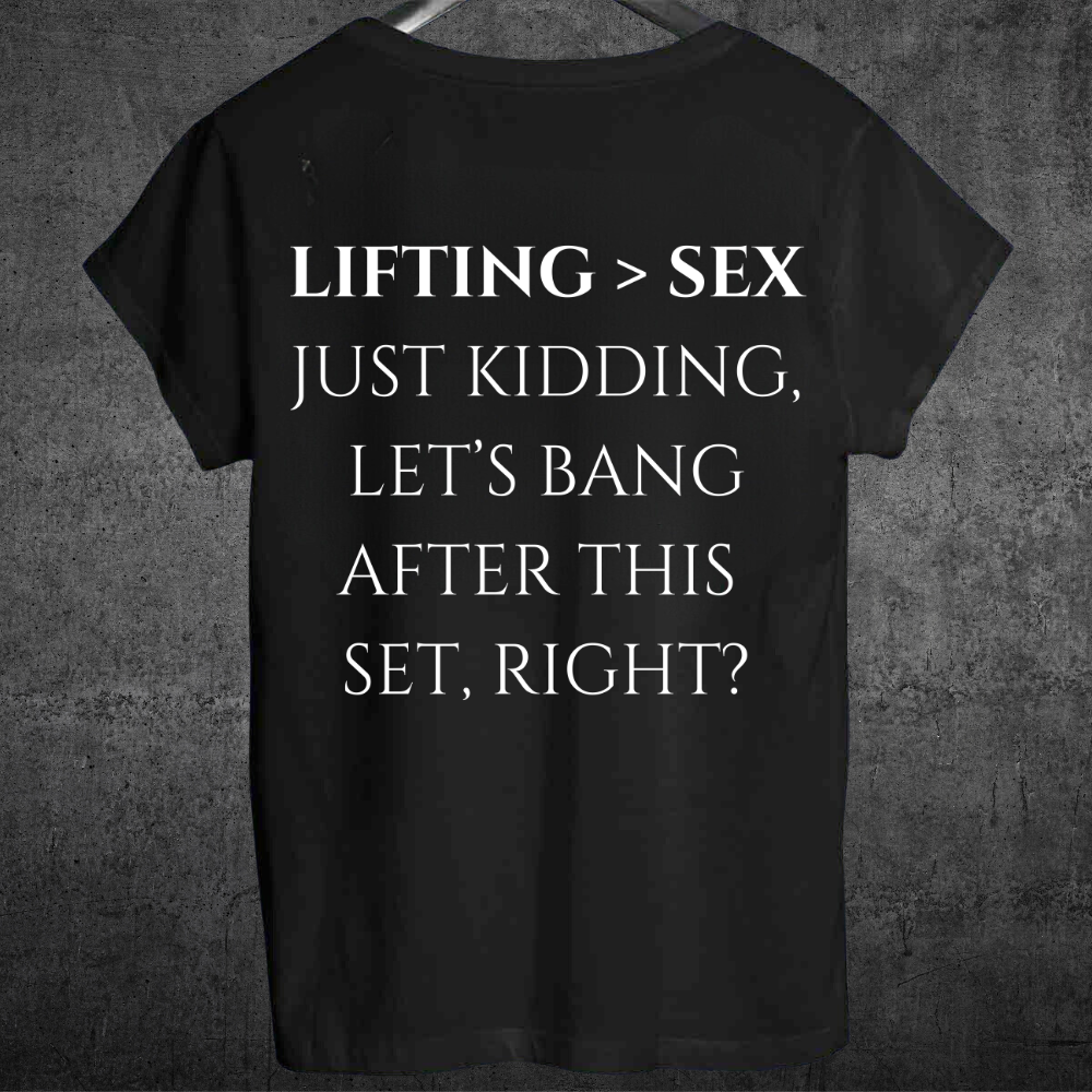 Lifting - Premium Shirt Unisex Backprint