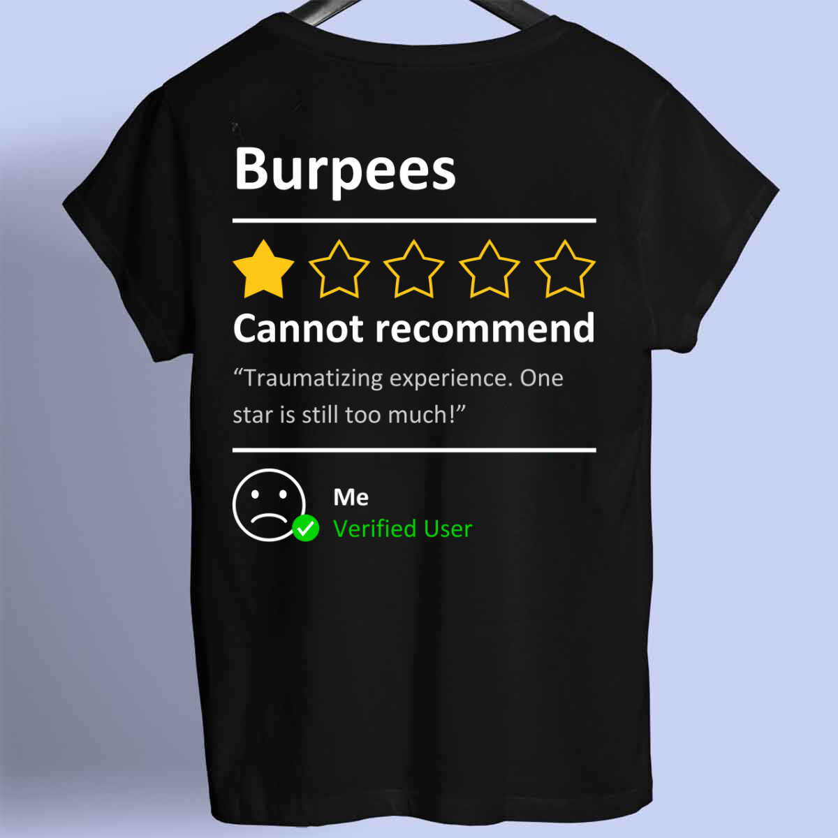 Burpees Review - Premium Shirt Unisex Frontprint