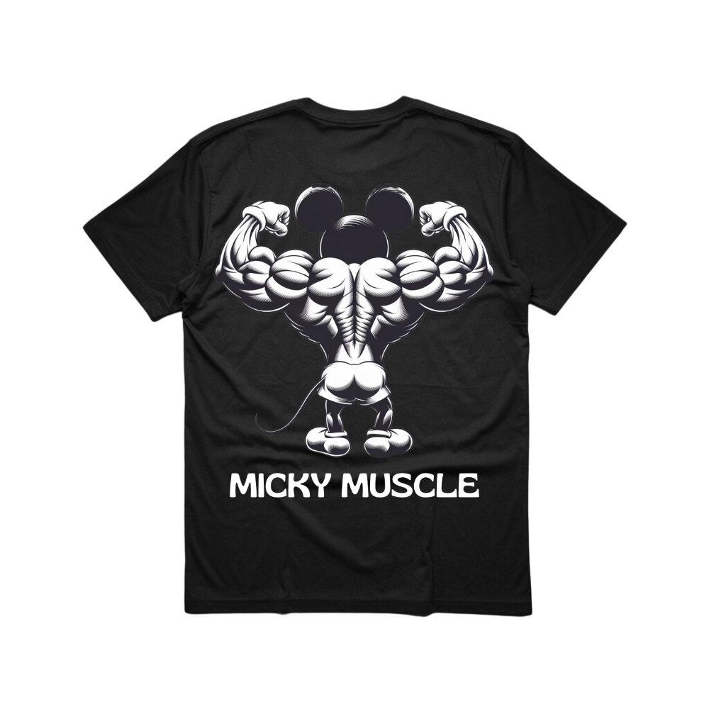 Micky Muscle - Premium Shirt Unisex Backprint