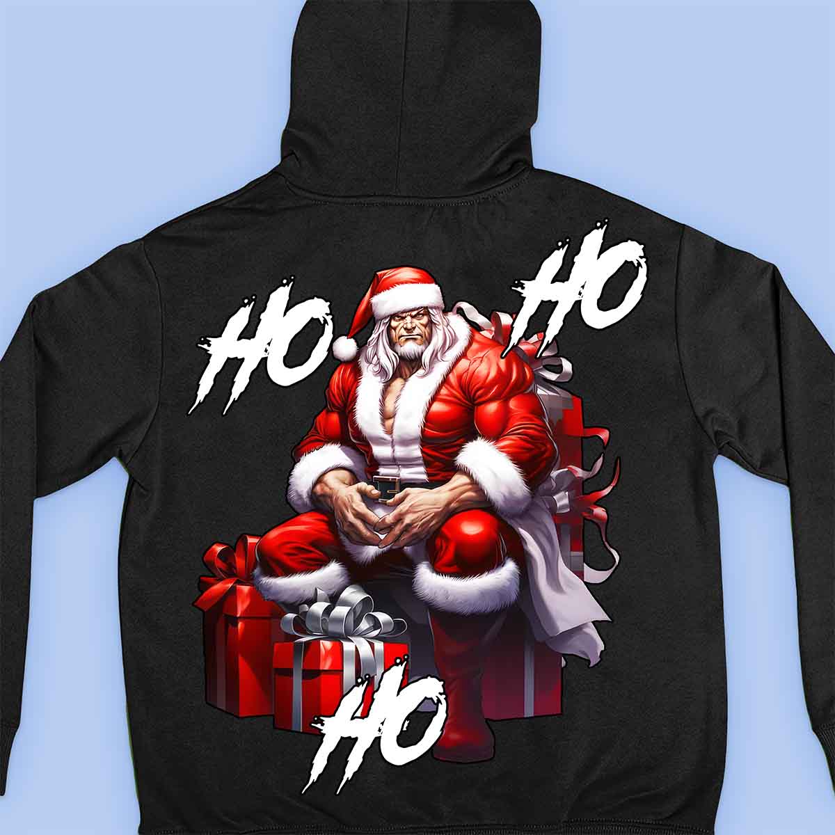 Ho Ho Ho - Prémiová mikina Unisex Backprint