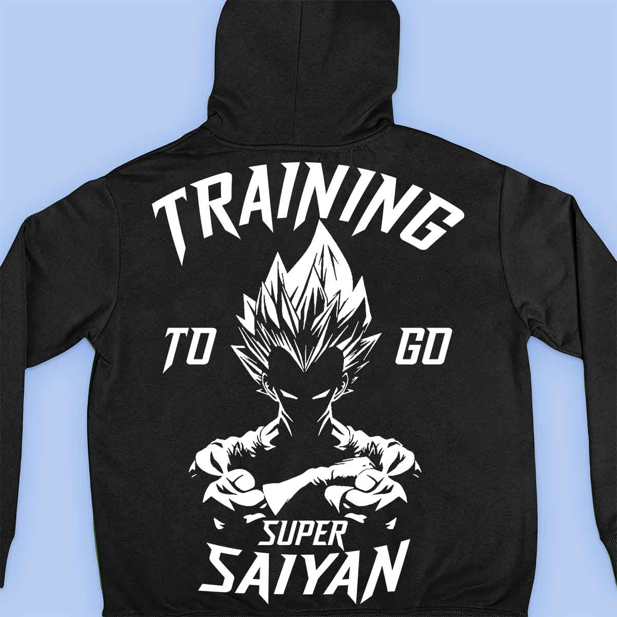 Saiyan - Prémiová mikina Unisex Backprint