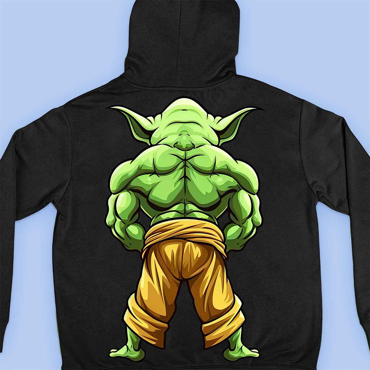 Yoda Back - Prémiová mikina Unisex Backprint