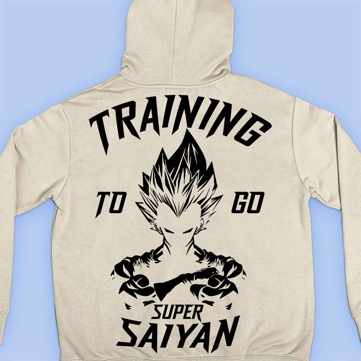 Saiyan - Prémiová mikina Unisex Backprint