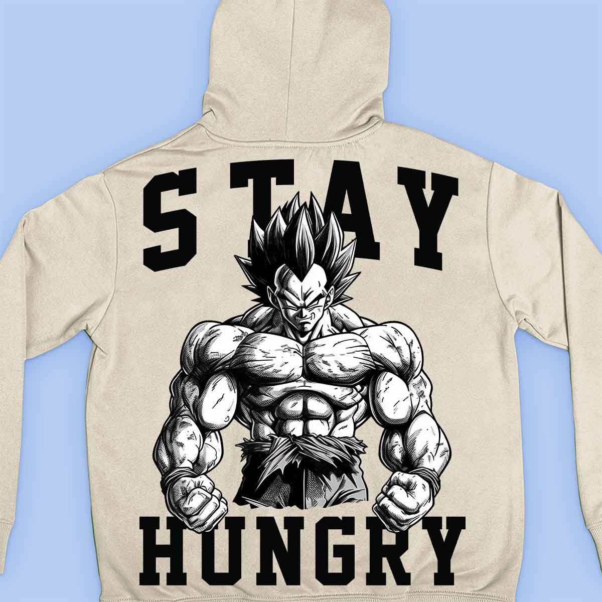 Stay Hungry - Prémiová mikina Unisex Backprint