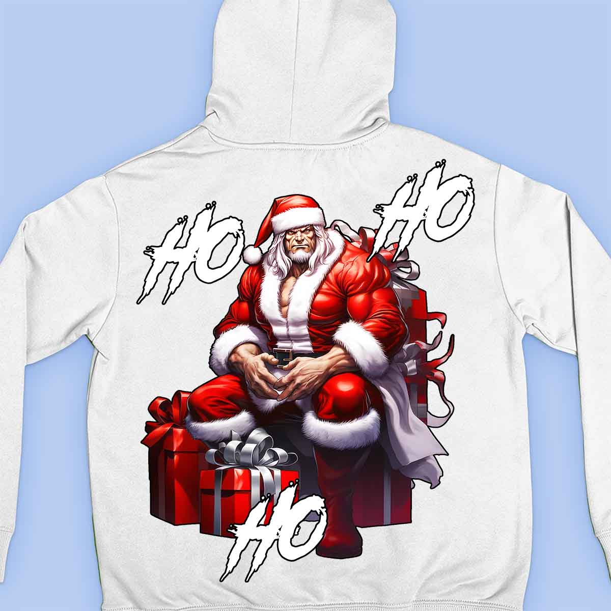 Ho Ho Ho - Prémiová mikina Unisex Backprint