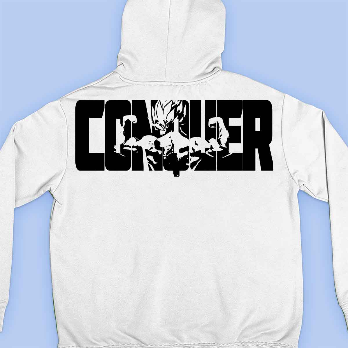 Conquer - Prémiová mikina Unisex Backprint