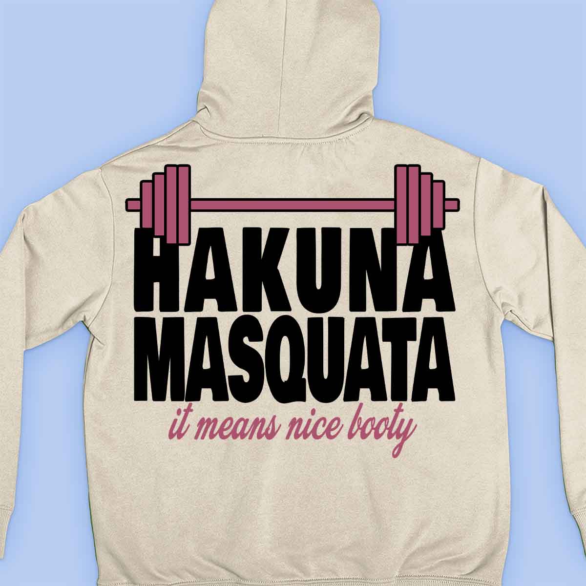 Hakuna Masquata - Prémiová mikina Unisex Backprint