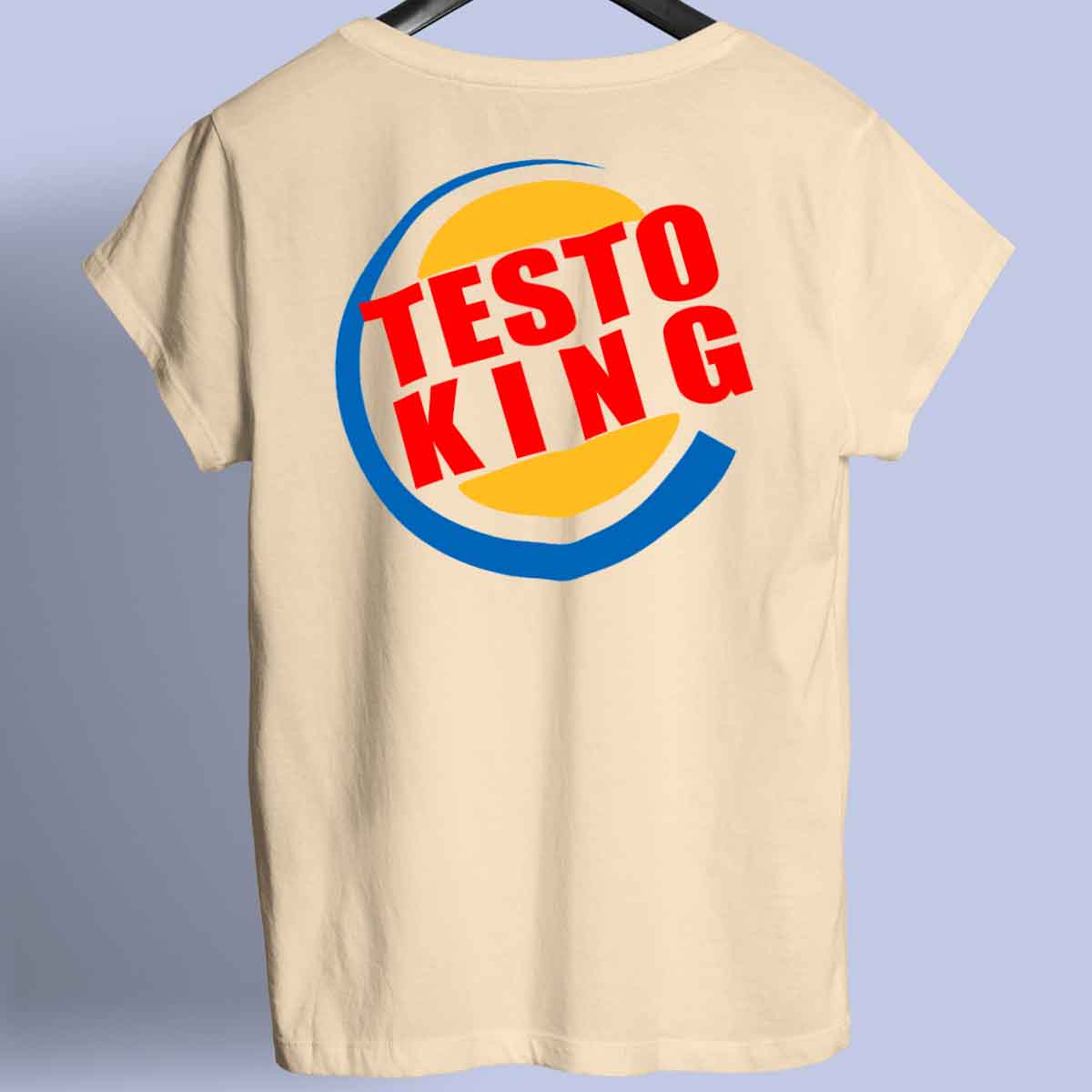 Testo King - prémiová košile Unisex Backprint