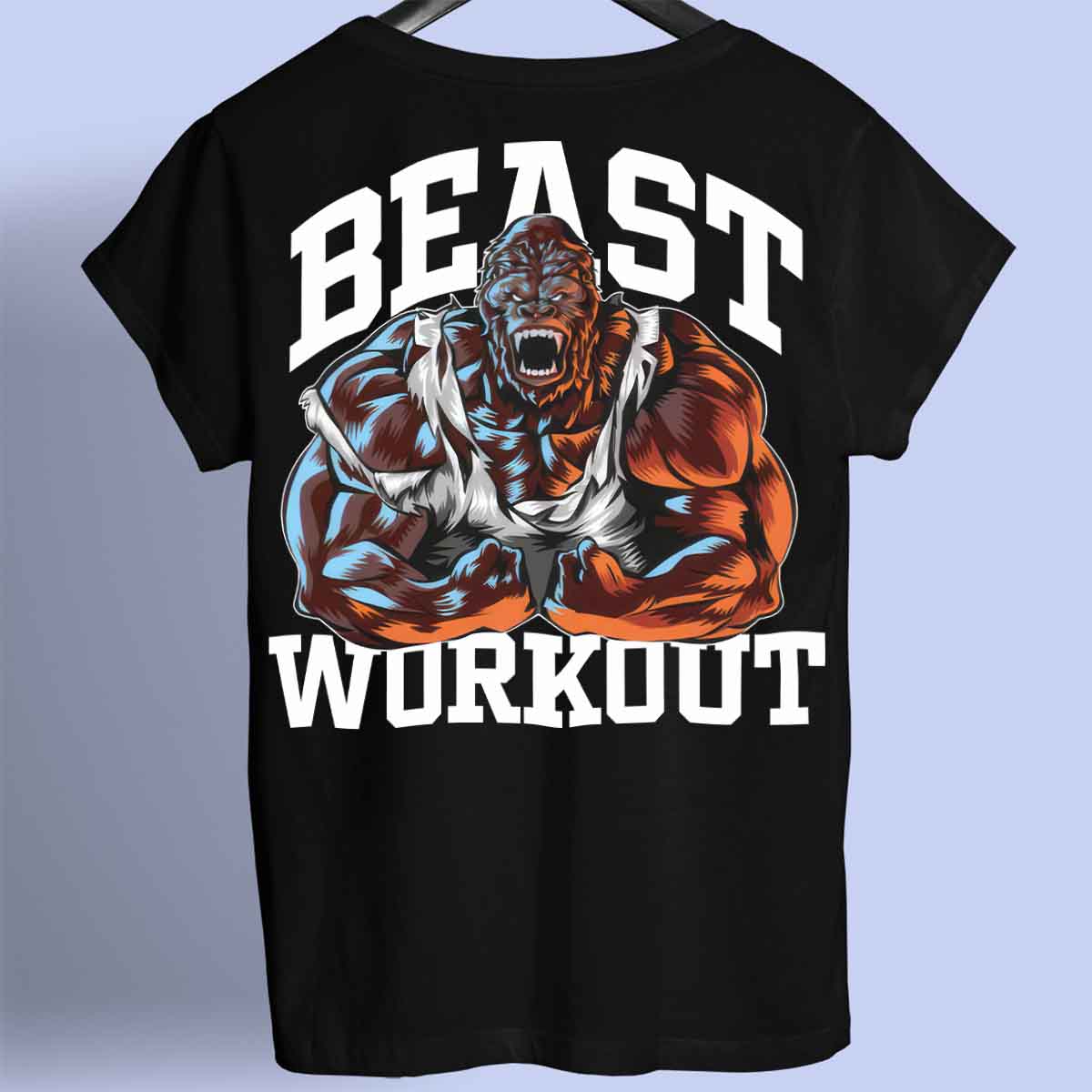 Beast Mode – prémiové tričko Unisex Backprint