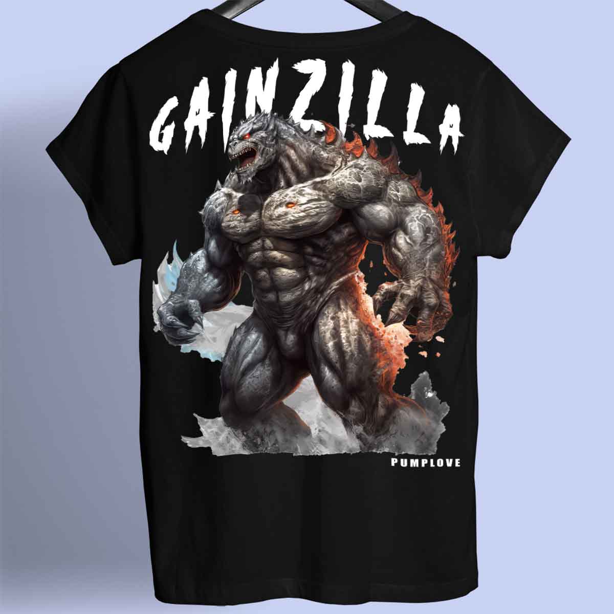 Gainzilla - prémiová košile Unisex Backprint