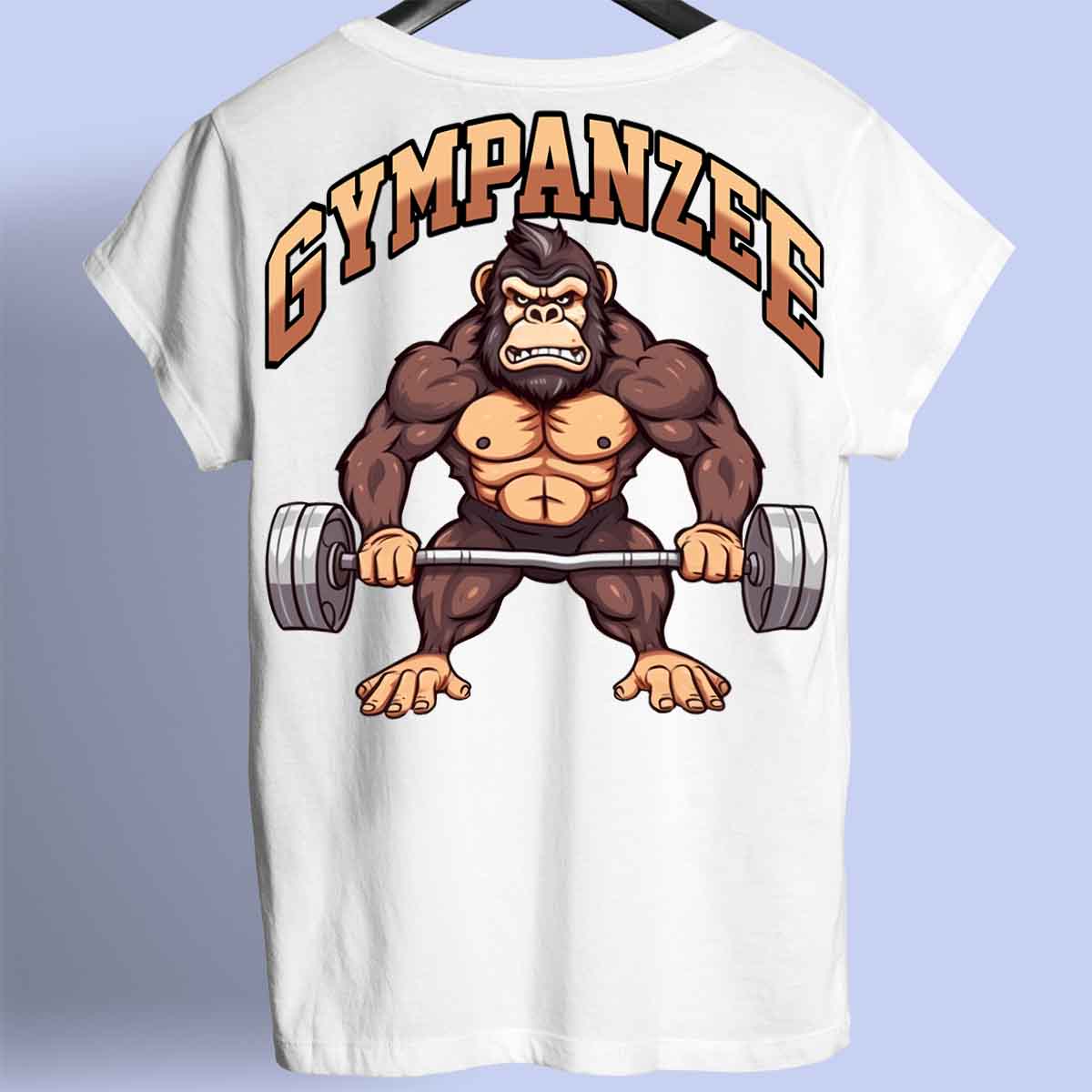 Gympanzee - prémiová košile Unisex Backprint