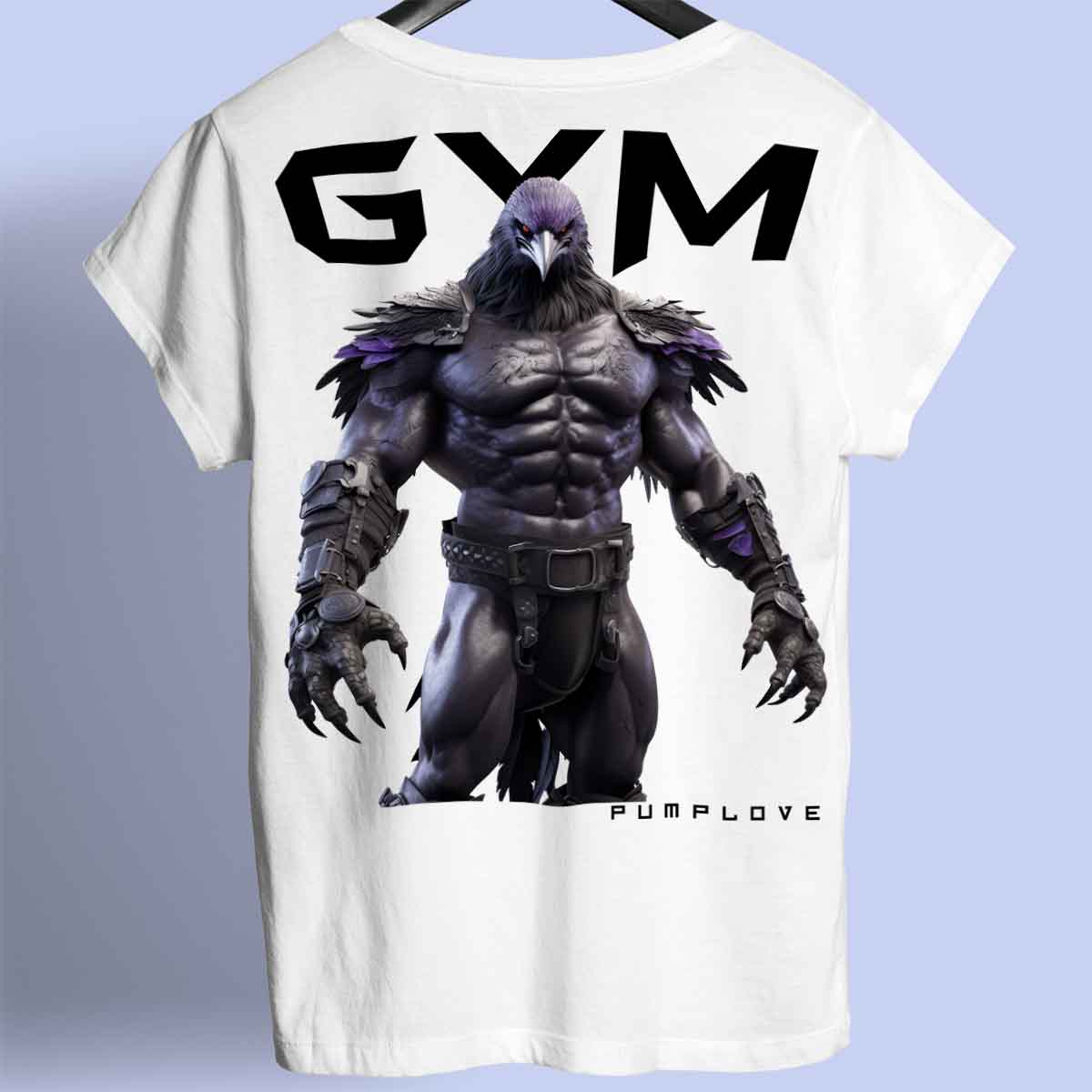 Gym Raven - prémiové tričko Unisex s potiskem