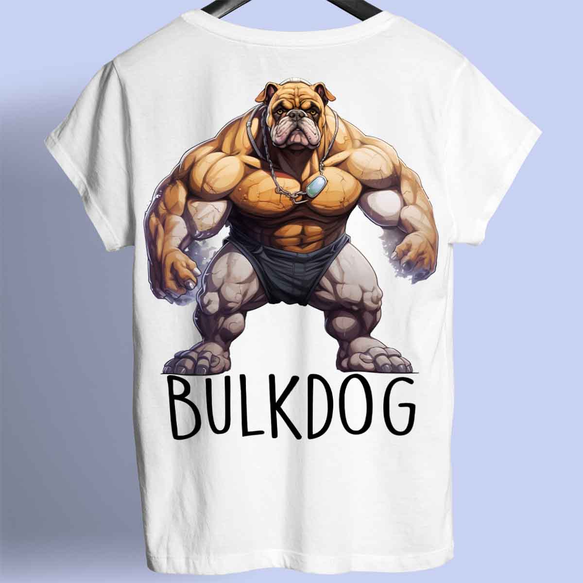 Bulldog - prémiové tričko Unisex Backprint