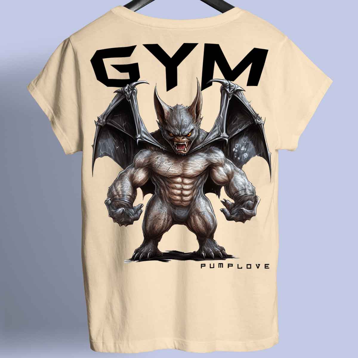 Gym Bat - Premium T-Shirt Unisex Backprint