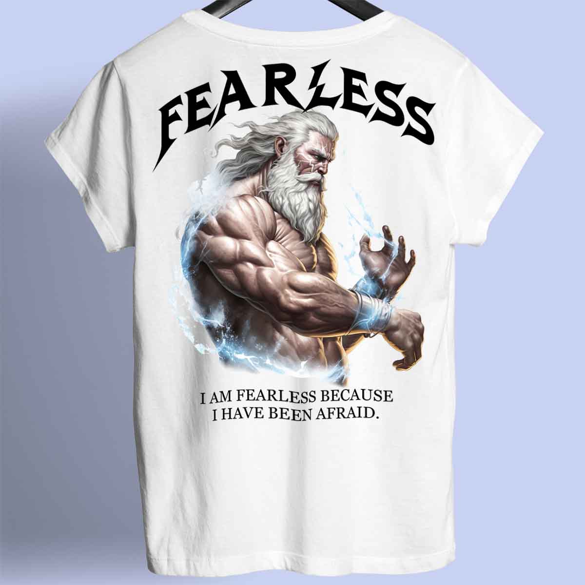 Fearless - prémiová košile Unisex Backprint