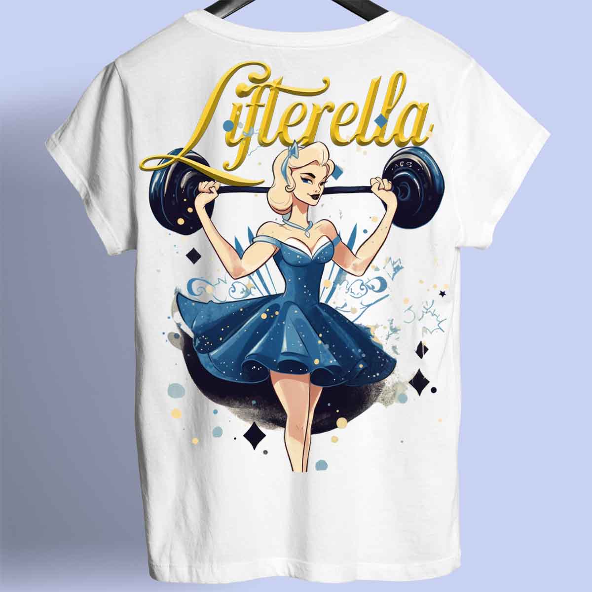 Lifterella - prémiové tričko Unisex Backprint