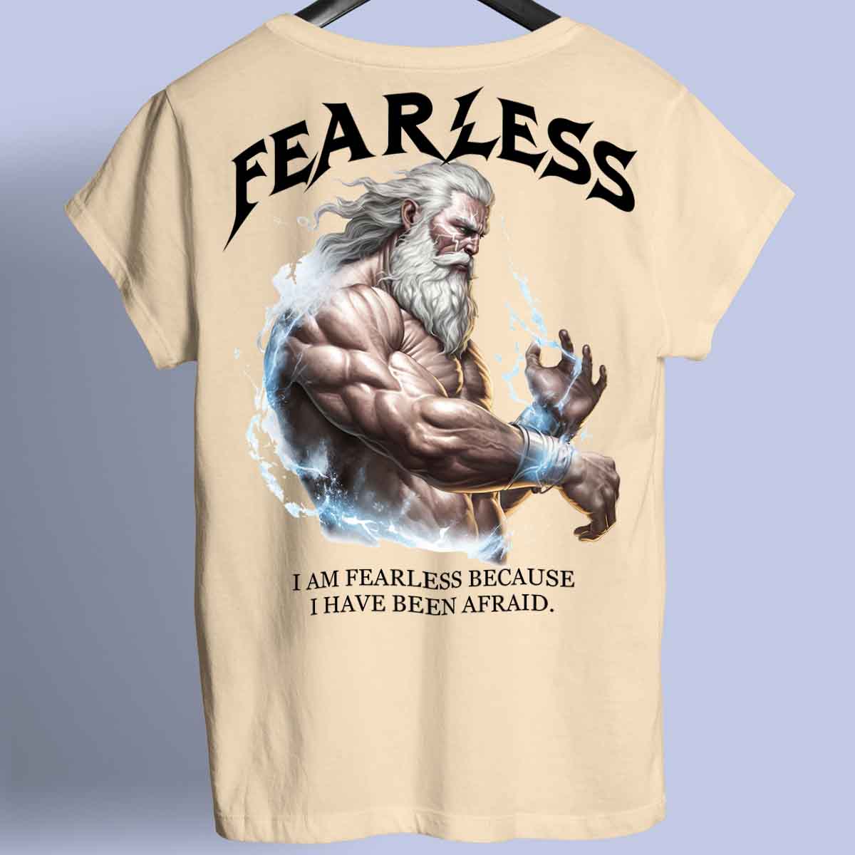 Fearless - prémiová košile Unisex Backprint