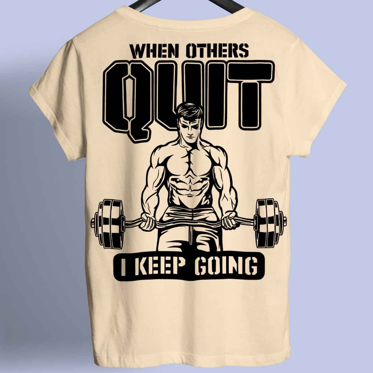 Quit - Premium Shirt Unisex Backprint