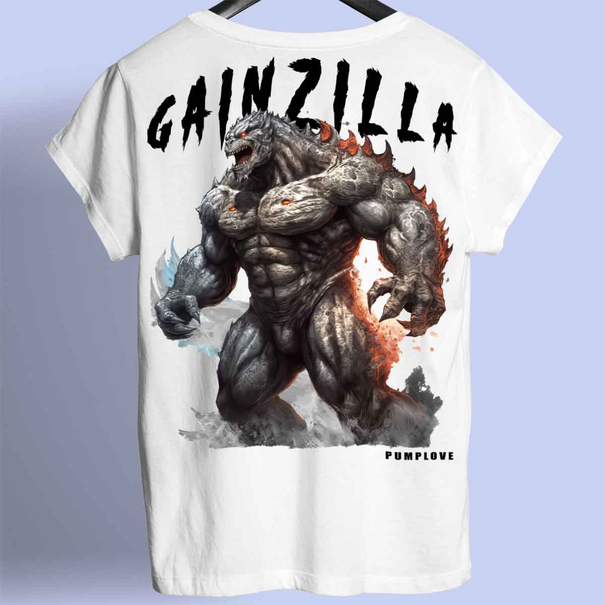 Gainzilla - prémiová košile Unisex Backprint