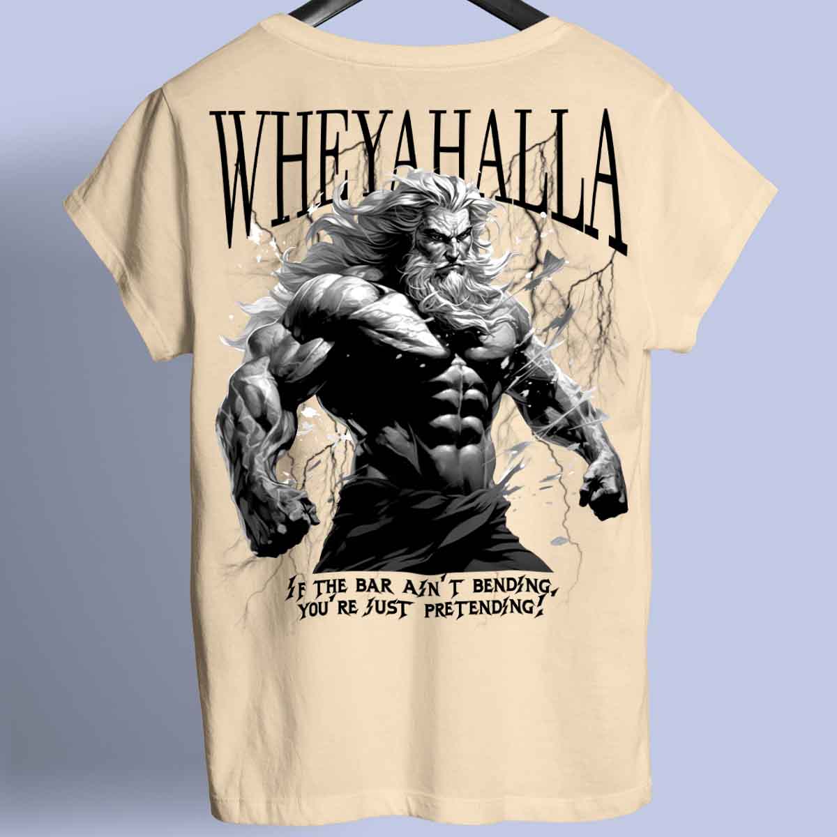 Wheyhalla - prémiová košile Unisex Backprint