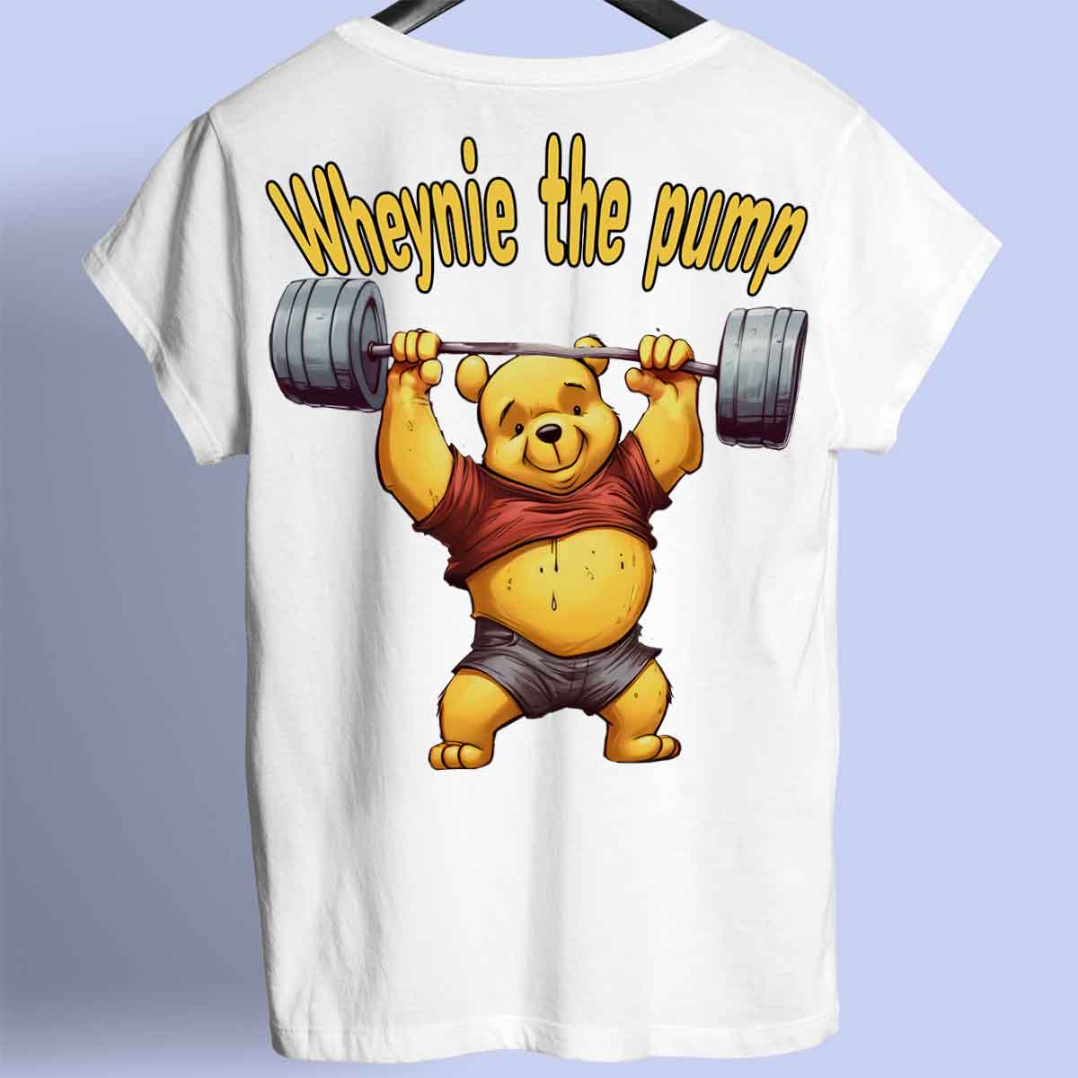 Wheynie Pump - prvotřídní košile Unisex Backprint