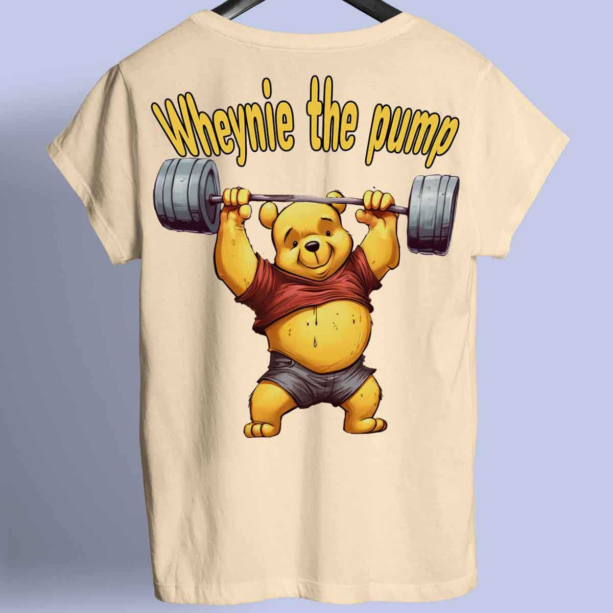 Wheynie Pump - prvotřídní košile Unisex Backprint