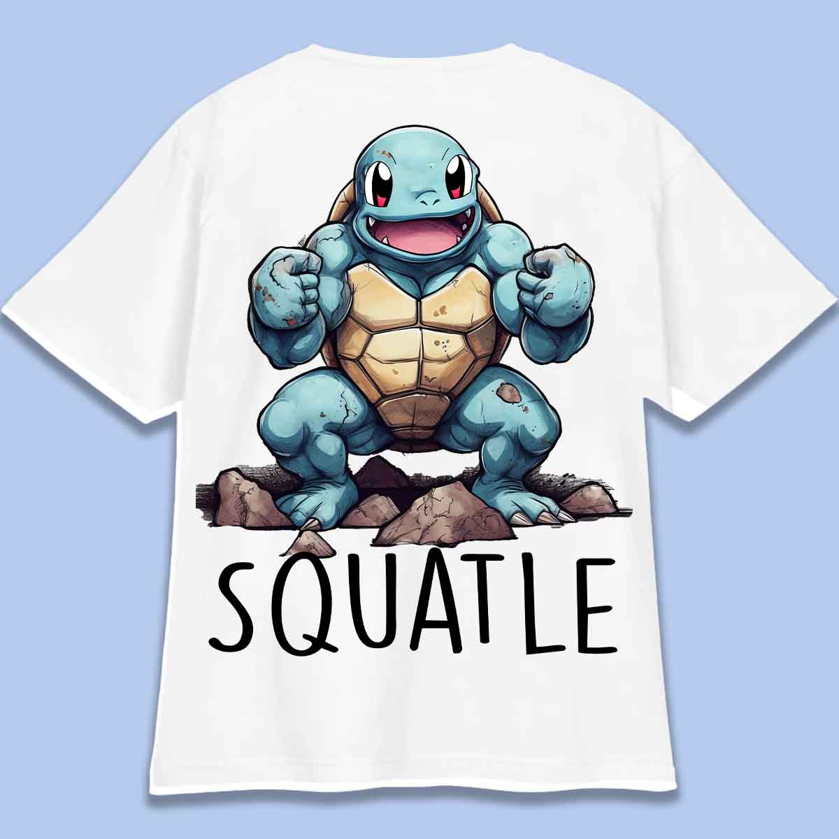 Squatle - Tričko Oversize Unisex Backprint