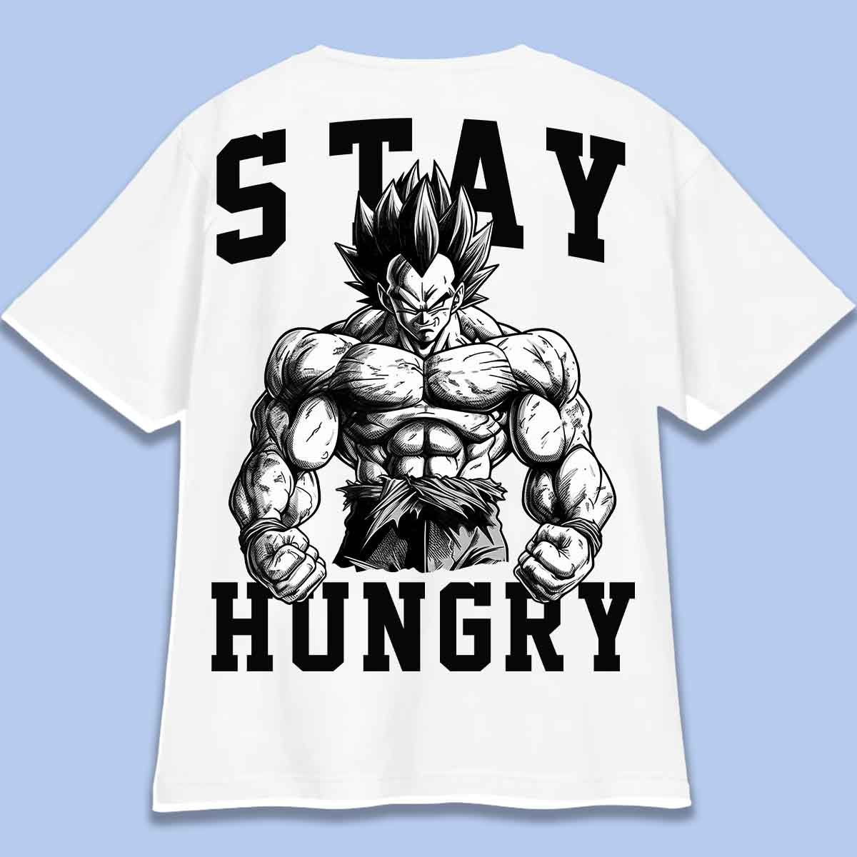 Stay Hungry - Tričko Oversex Unisex s potiskem