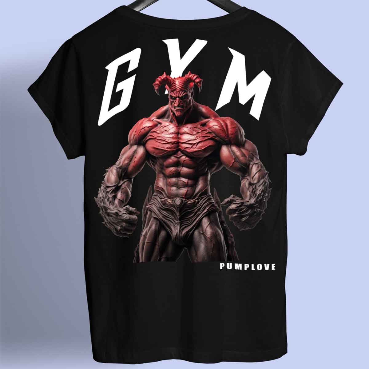 Gym Devil - prémiové tričko Unisex Backprint