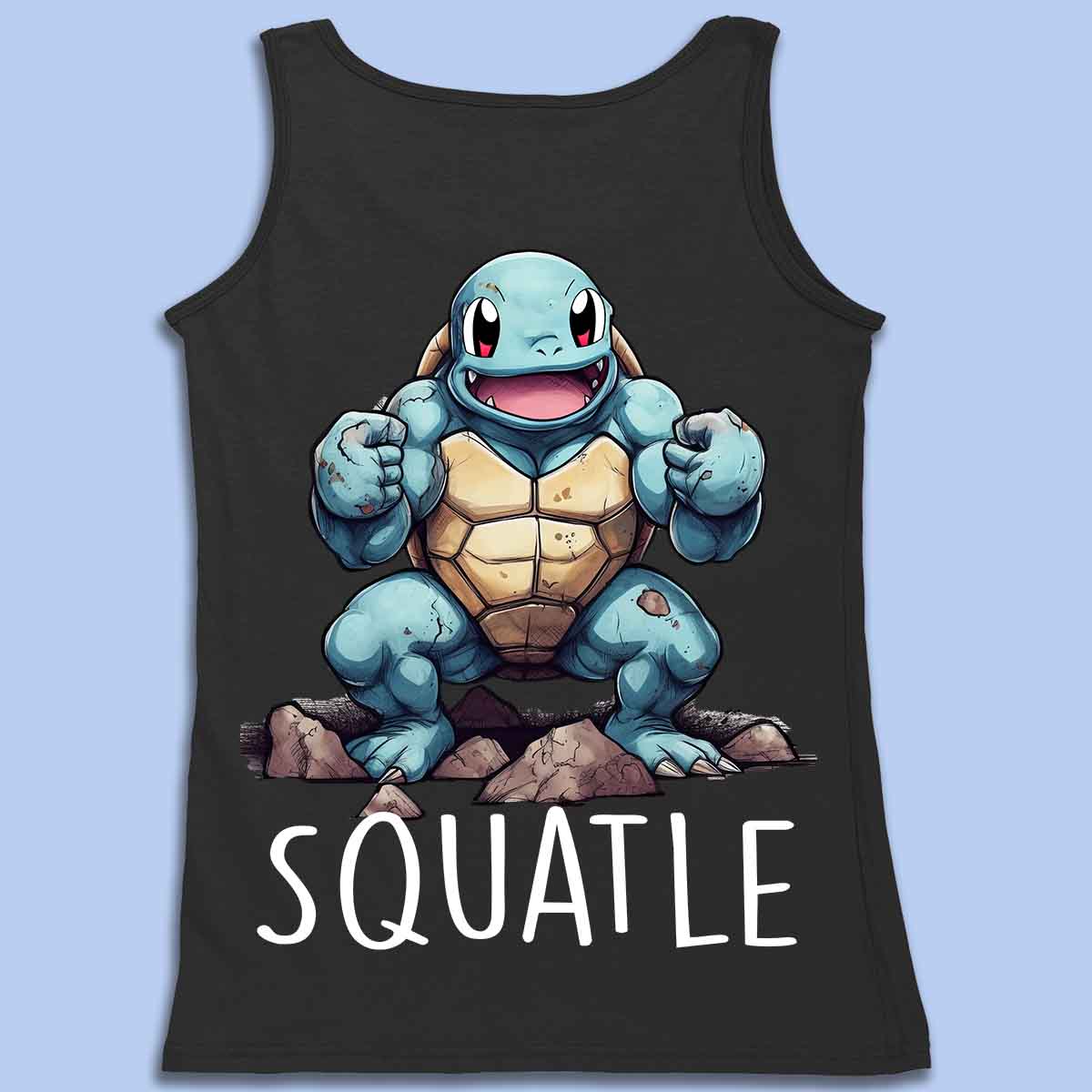 Squirtle - Prémiové tílko Unisex Back Print