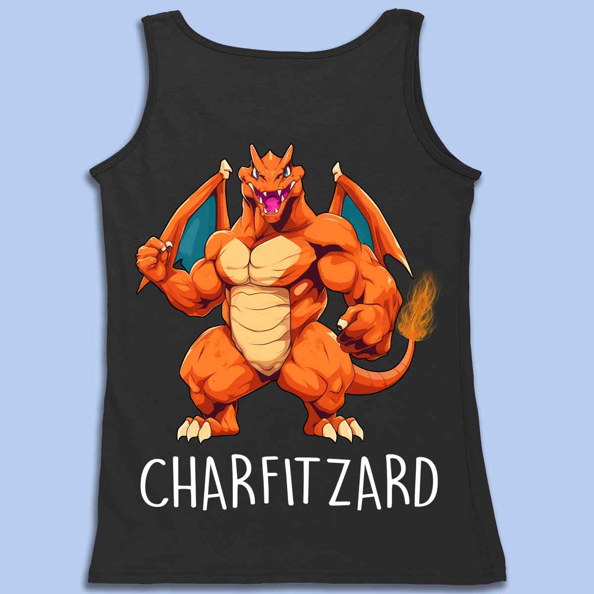 Charizard - Prémiové tílko Unisex Back Print