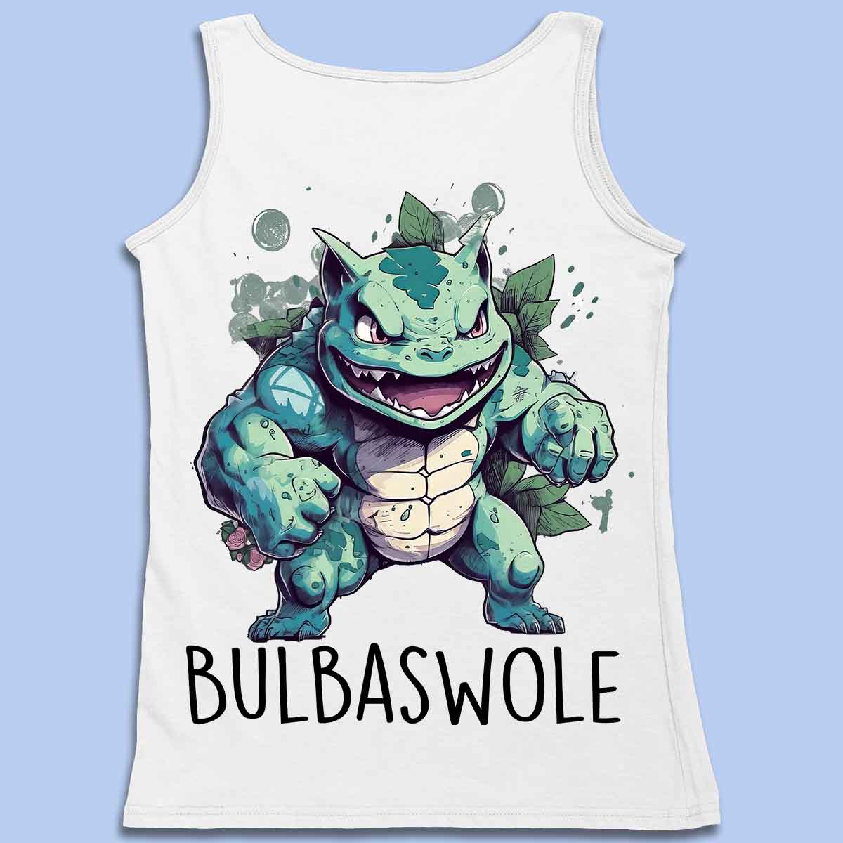 Bulbaswole - prvotřídní tílko Unisex Backprint