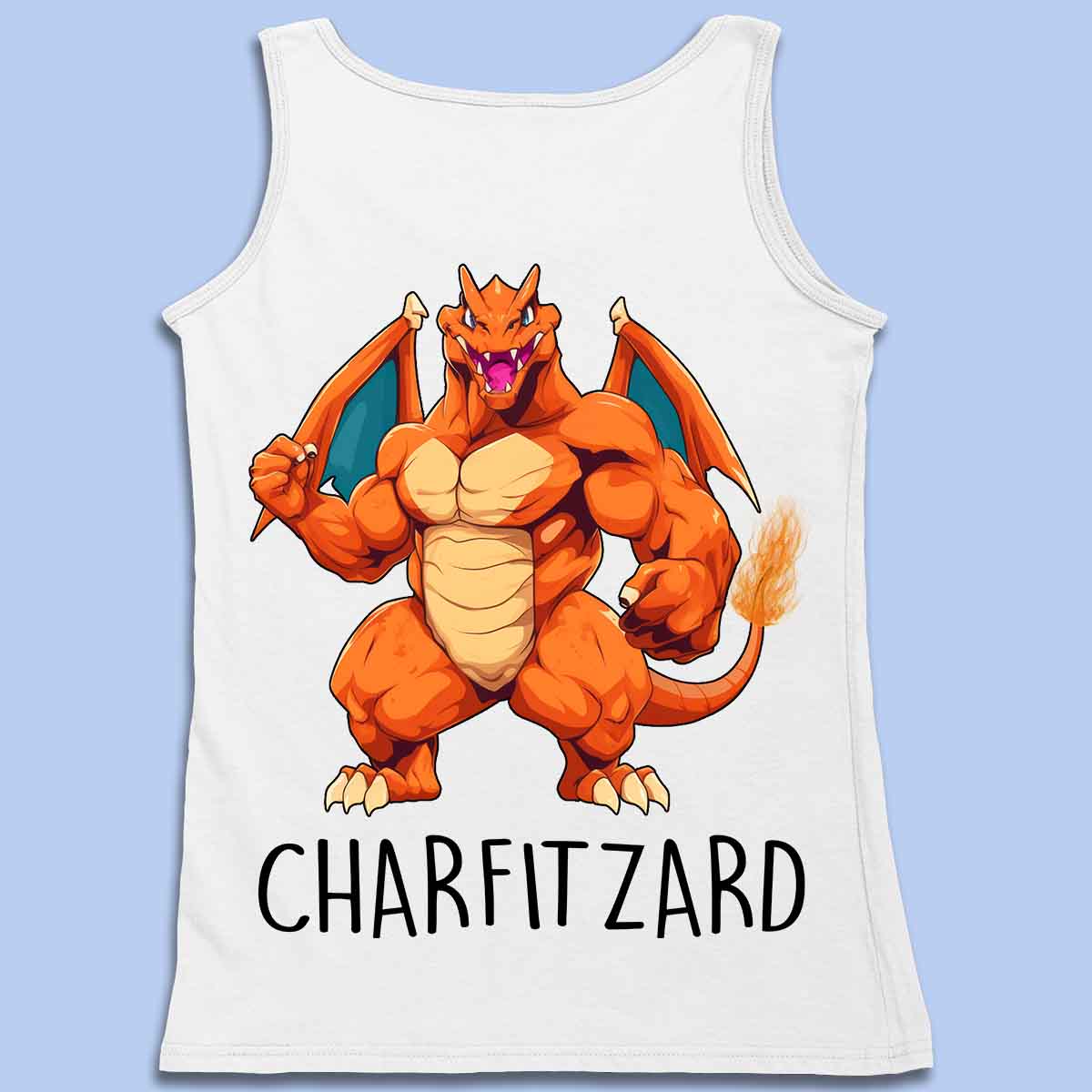 Charizard - Prémiové tílko Unisex Back Print