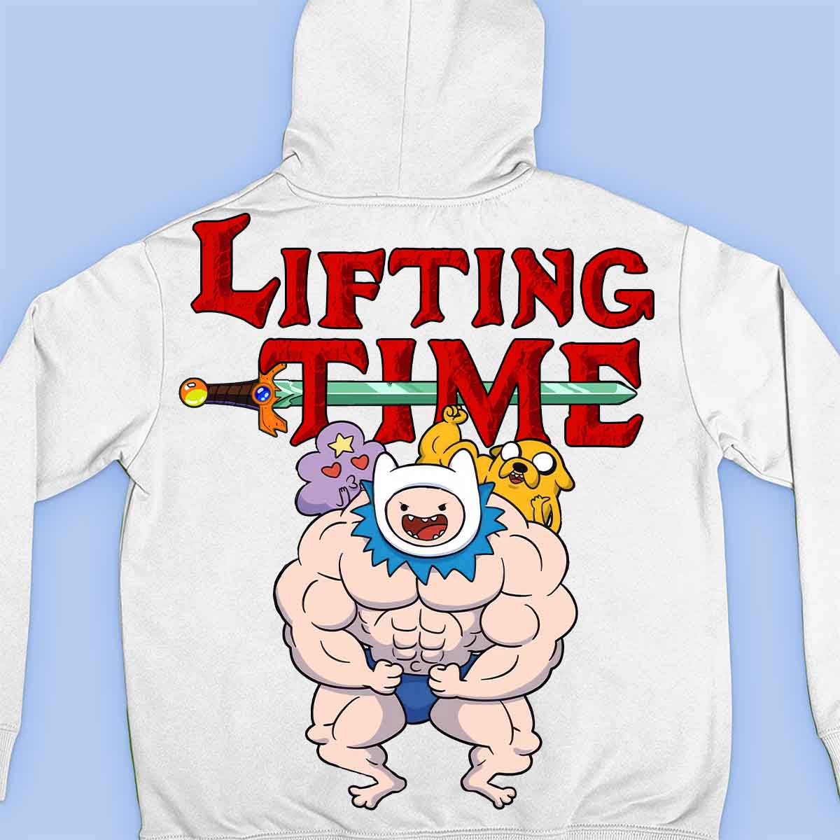 Lifting Time - Prémiová mikina Unisex Backprint