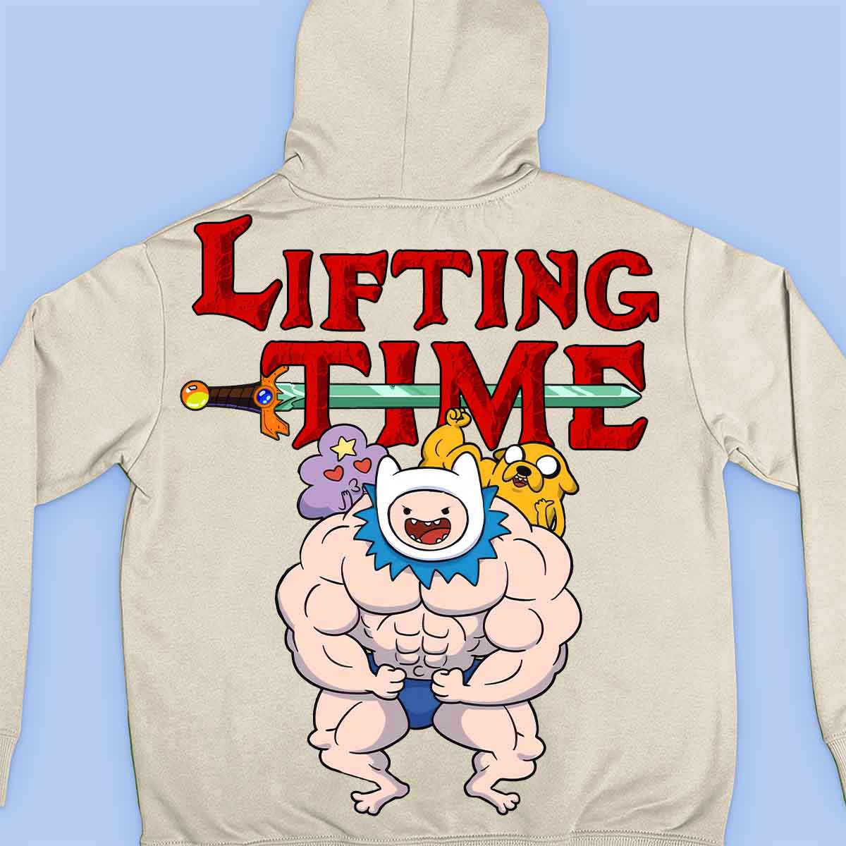 Lifting Time - Prémiová mikina Unisex Backprint